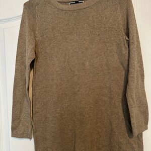 Karen Scott Tan Heather Tunic Sweater